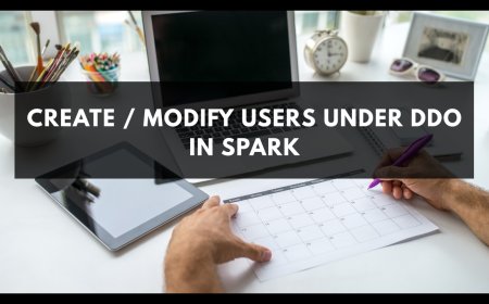 CREATE / MODIFY USERS UNDER DDO IN SPARK