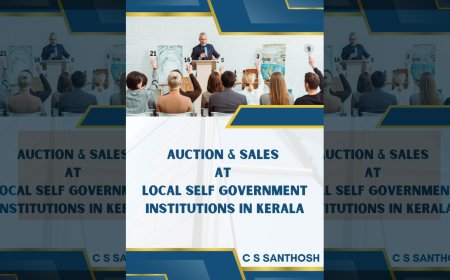 Auction & Sales at Local Self Government Institutions in Kerala : Handbook by C S Santhosh