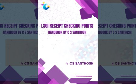 LSGI Receipt Checking Points : Handbook by C S Santhosh
